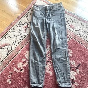 Pilcrow high rise denim legging jean from Anthropologie.